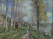 Alfred Sisley, Banks of the Seine at By